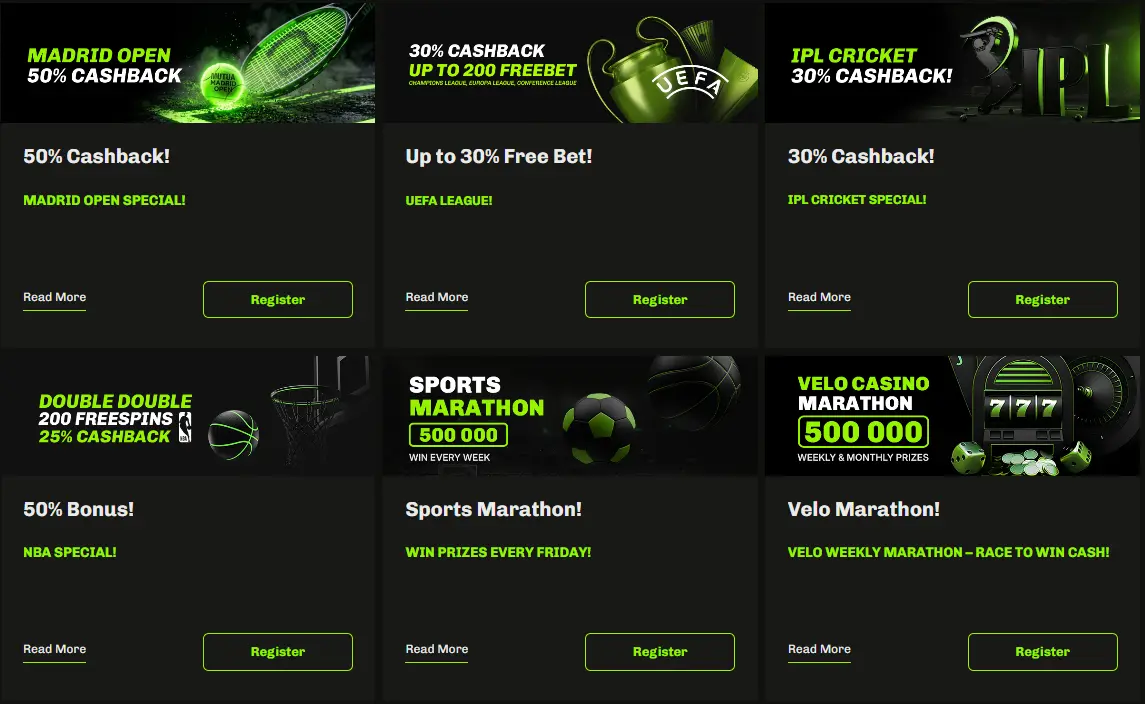 velobet bonus